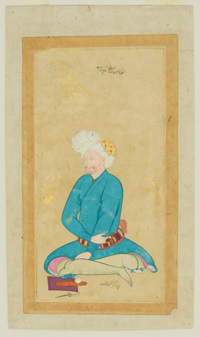 Portrait of Hakim Shifaeh, 1628-29 by Riza i Abbasi